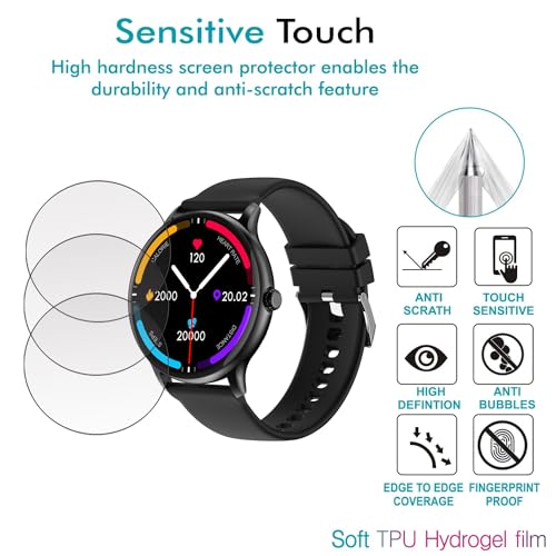 SAEMPIRE Fire Boltt Phoenix Pro Smartwatch Screen Guard Protector For Fire Boltt Phoenix Pro 1.39'' Smart Watch (Not A Tempered Glass) (Pack of 3 pc) - Image 2