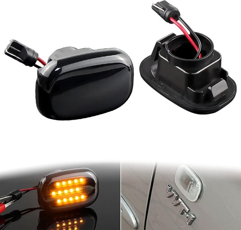 QASULER Dynamic Side Marker Sequential Indicator Light - Image 1