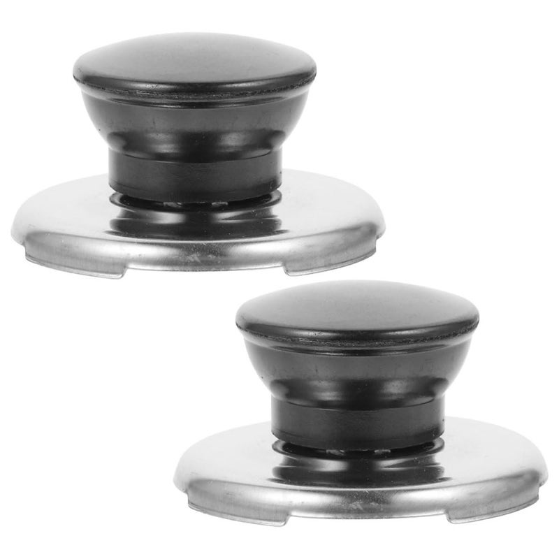Stainless Steel Teapot Whistle Lid Replacement Cover Knob 2 Pcs Heat Resistant - Image 2