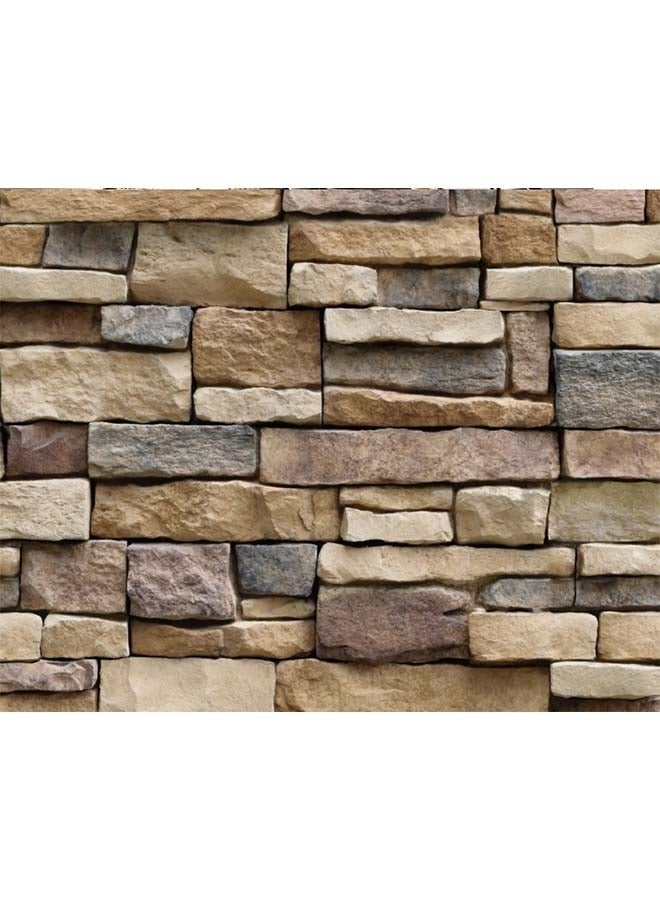 Wall Paper Brick Stone Sticker Multicolour 45 x 300centimeter - Image 3