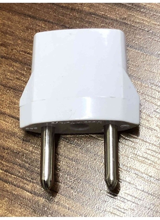 Axe Tools Ax Tools Converter from American Sockets to Turkish Sockets Converter White Adapter  - Image 2