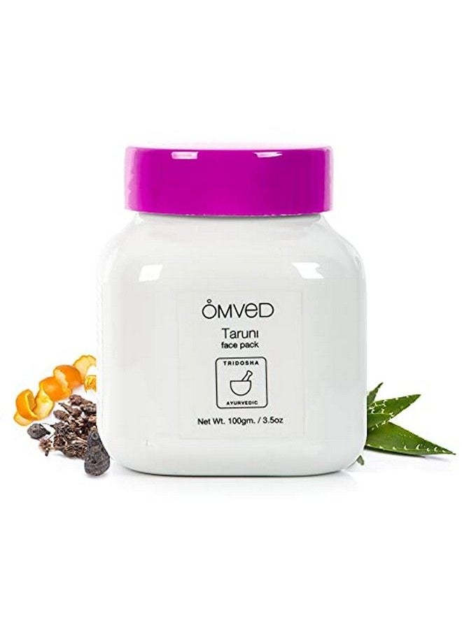 Omved - Taruni Ayurvedic Powder Face Pack For Pimples Blackheads With Multani Mitti Lotus Seeds Nagarmotha 100Gm - Image 1