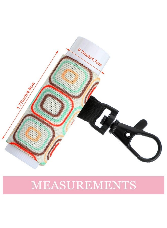 سوريو مجموعة من 10 قطع من حامل مرطب الشفاه من Sureio، سلسلة مفاتيح، حامل أحمر شفاه مضغوط، حامل ملمع شفاه، سلسلة مفاتيح، مشبك مرن لأحمر الشفاه (نمط ريفي) - Image 2