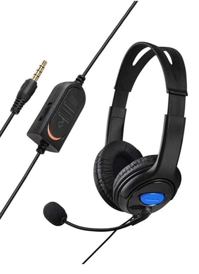 Generic - Wired Over-Ear Gaming Headphones With Mic For Sony PlayStation 4 (PS4) - Image 1