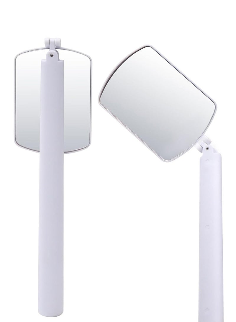 Large Flexible Square Lash Mirror, Lightweight Folding Makeup Cosmetic Inspection for Travel - Image 1