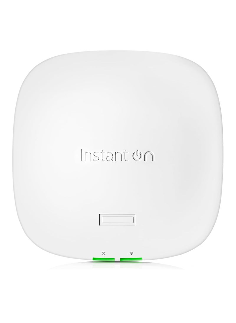 HEWLETT PACKARD ENTERPRISE - Aruba Instant On AP25 is a Wi-Fi 6 (802.11ax) access point designed for small and medium-sized businesses that require high-speed and reliable wireless connectivity - Image 1