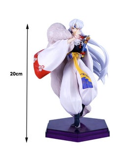 Generic Anime Action Figure with Base, Sesshoumaru Action Figure, Anime Realistic Collectible Figure, High Quality Anime Action Figure Toy for Collection, Decoration, As Valuable Gift 20cm  - Image 2