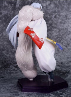Generic Anime Action Figure with Base, Sesshoumaru Action Figure, Anime Realistic Collectible Figure, High Quality Anime Action Figure Toy for Collection, Decoration, As Valuable Gift 20cm  - Image 4