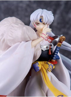 Generic Anime Action Figure with Base, Sesshoumaru Action Figure, Anime Realistic Collectible Figure, High Quality Anime Action Figure Toy for Collection, Decoration, As Valuable Gift 20cm  - Image 5