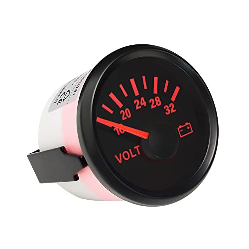 ELING Voltmeter Voltage Gauge 24V 16-32V 52mm(2") with Backlight for Car Boat Truck RV - Image 2