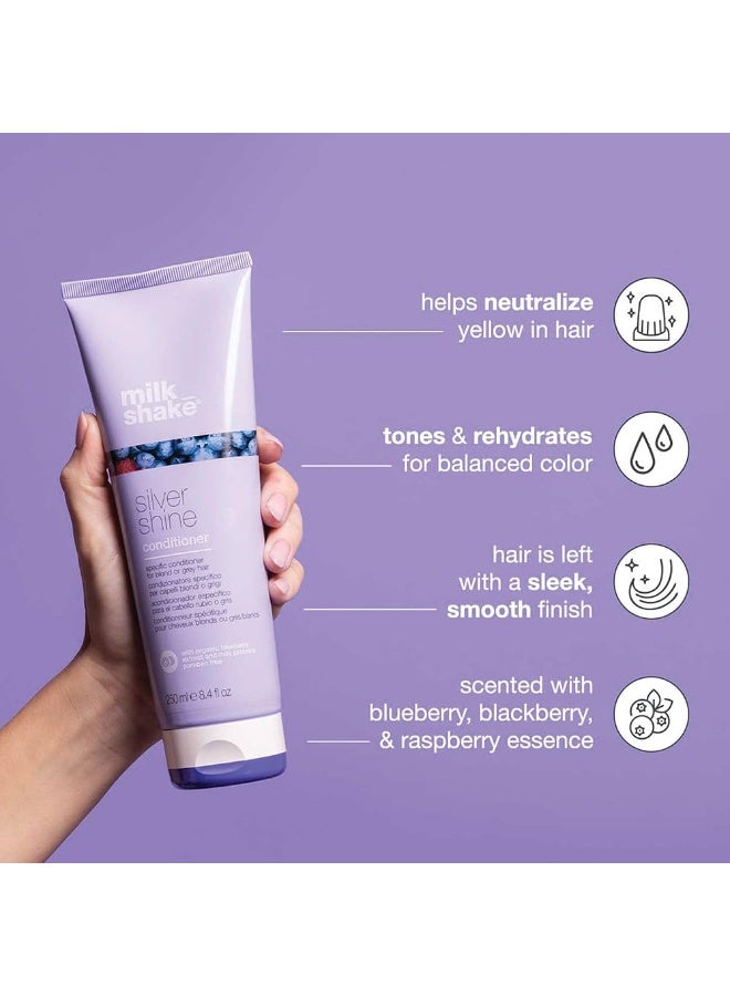 ميلك شيك بلسم ميلك شيك سيلفر شاين، 8.4 أونصة سائلة. أونصة (عبوة من 1) - Image 1
