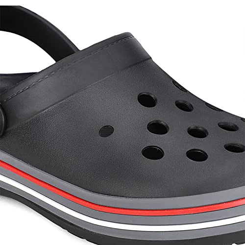 Campus Men's GC-4002 BLACK Clogs - 9UK/India GC-4002 - Image 4