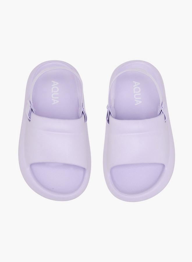 Aqua Girls Backstrap Clogs - Image 1