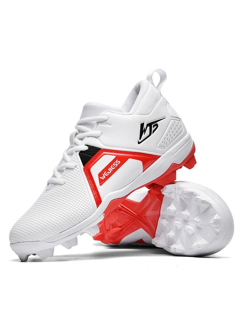 SKT Shiketro New Lace-up Soccer Shoes, Sneakers, Baseball Shoes, Softball Shoes, Tennis Shoes, Outdoor Training Shoes Comfortable Breathable for Men and Women  - Image 1