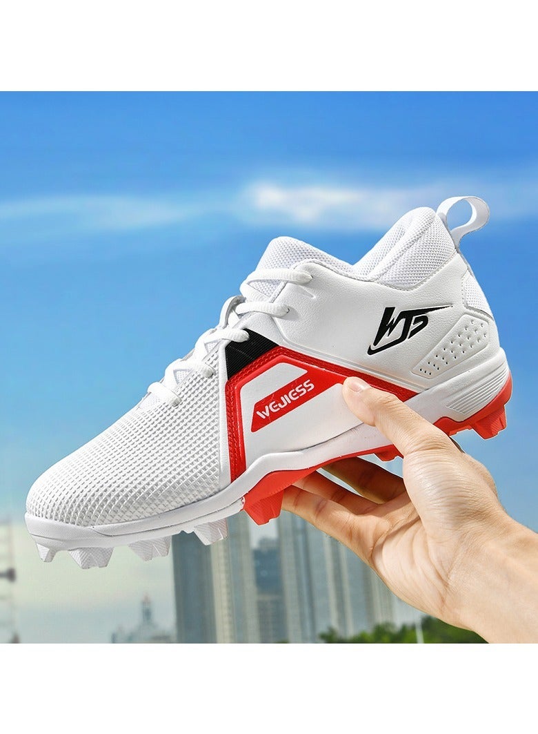 SKT Shiketro New Lace-up Soccer Shoes, Sneakers, Baseball Shoes, Softball Shoes, Tennis Shoes, Outdoor Training Shoes Comfortable Breathable for Men and Women  - Image 2
