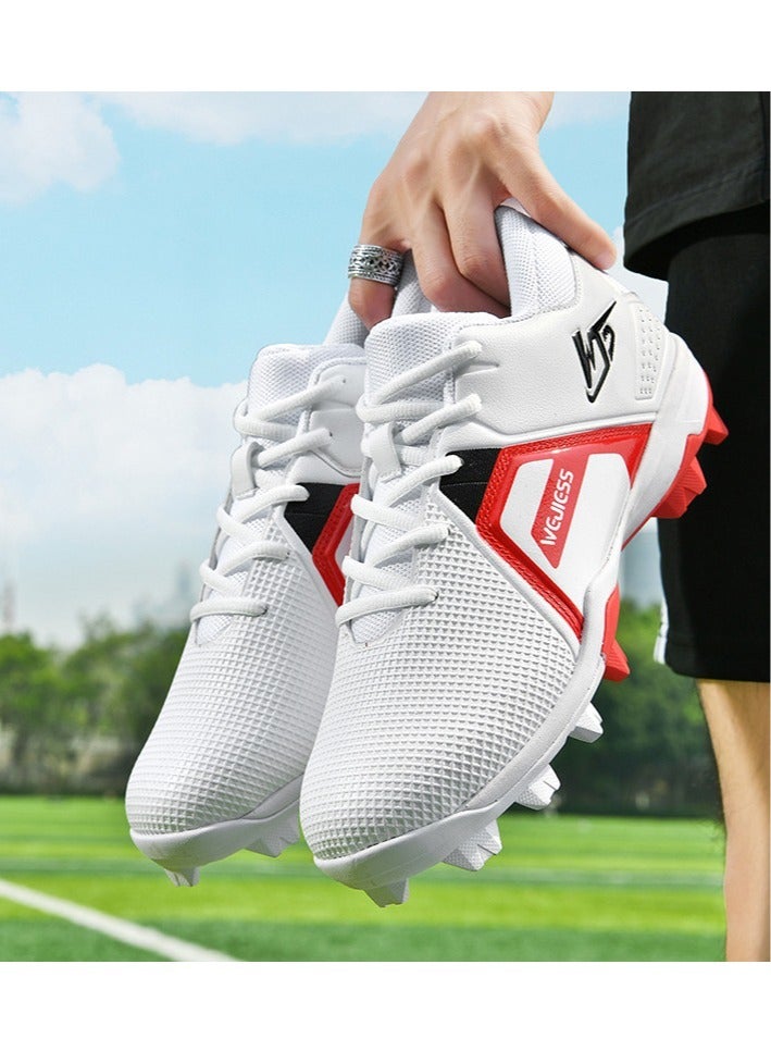 SKT Shiketro New Lace-up Soccer Shoes, Sneakers, Baseball Shoes, Softball Shoes, Tennis Shoes, Outdoor Training Shoes Comfortable Breathable for Men and Women  - Image 4