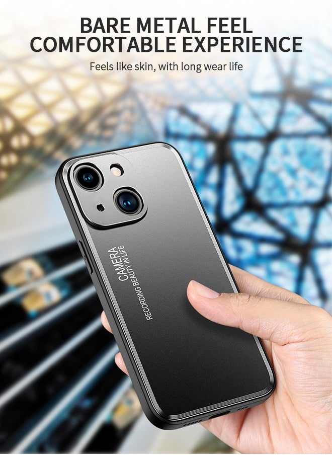 GROIC IPhone 14 Case 6.1 Inch, Stainless Steel Protective Cover, Durable, Anti-Slip, Anti-Fingerprint, Shockproof Protector IPhone 14 Cover  - Image 5