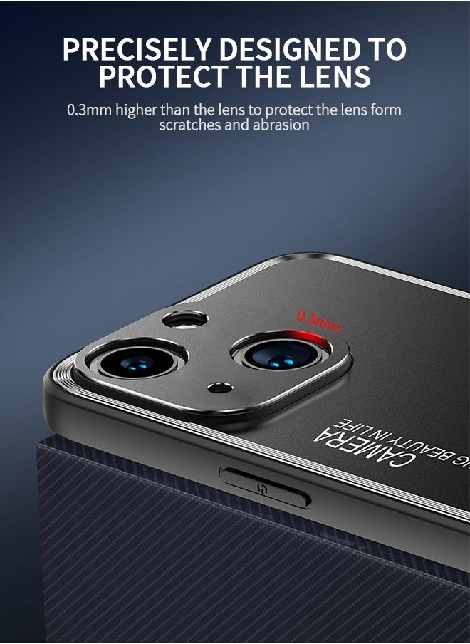 GROIC IPhone 14 Case 6.1 Inch, Stainless Steel Protective Cover, Durable, Anti-Slip, Anti-Fingerprint, Shockproof Protector IPhone 14 Cover  - Image 3