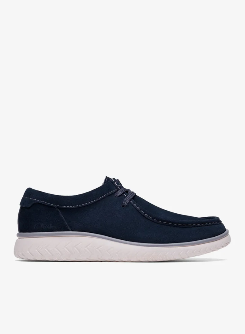 clarks RelaxLite Low Navy Suede