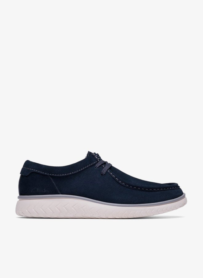 clarks RelaxLite Low Navy Suede - Image 1