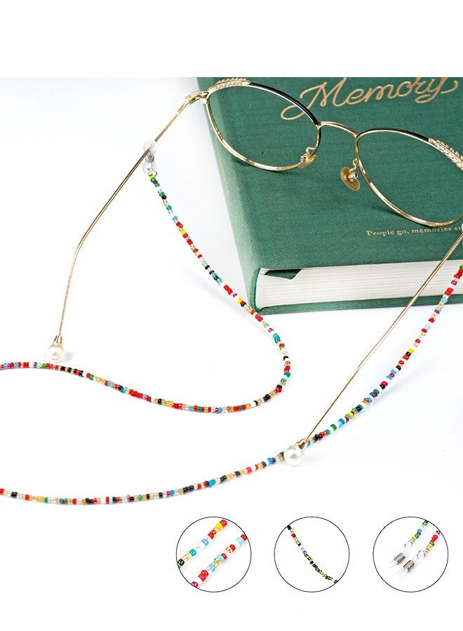 Crystal Beaded Eyeglasses Lanyard Chain, Anti Loss Eyeglass Retainer Chain, Around Neck Glasses Strap Cord Holder - Image 3