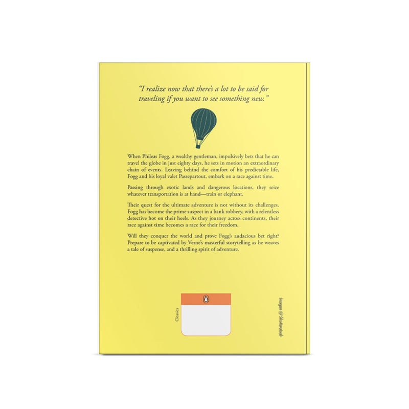 Penguin Select Classics: Around The World In Eighty Days: (Original, Unabridged Classic, Premium Hardbound Collector's Edition, Ideal for Gifting) Hardcover by Jules Verne - 11 April 2024 - Image 2