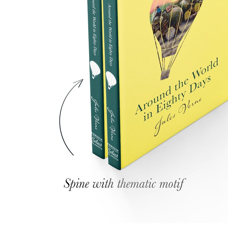 Penguin Select Classics: Around The World In Eighty Days: (Original, Unabridged Classic, Premium Hardbound Collector's Edition, Ideal for Gifting) Hardcover by Jules Verne - 11 April 2024 - Image 3