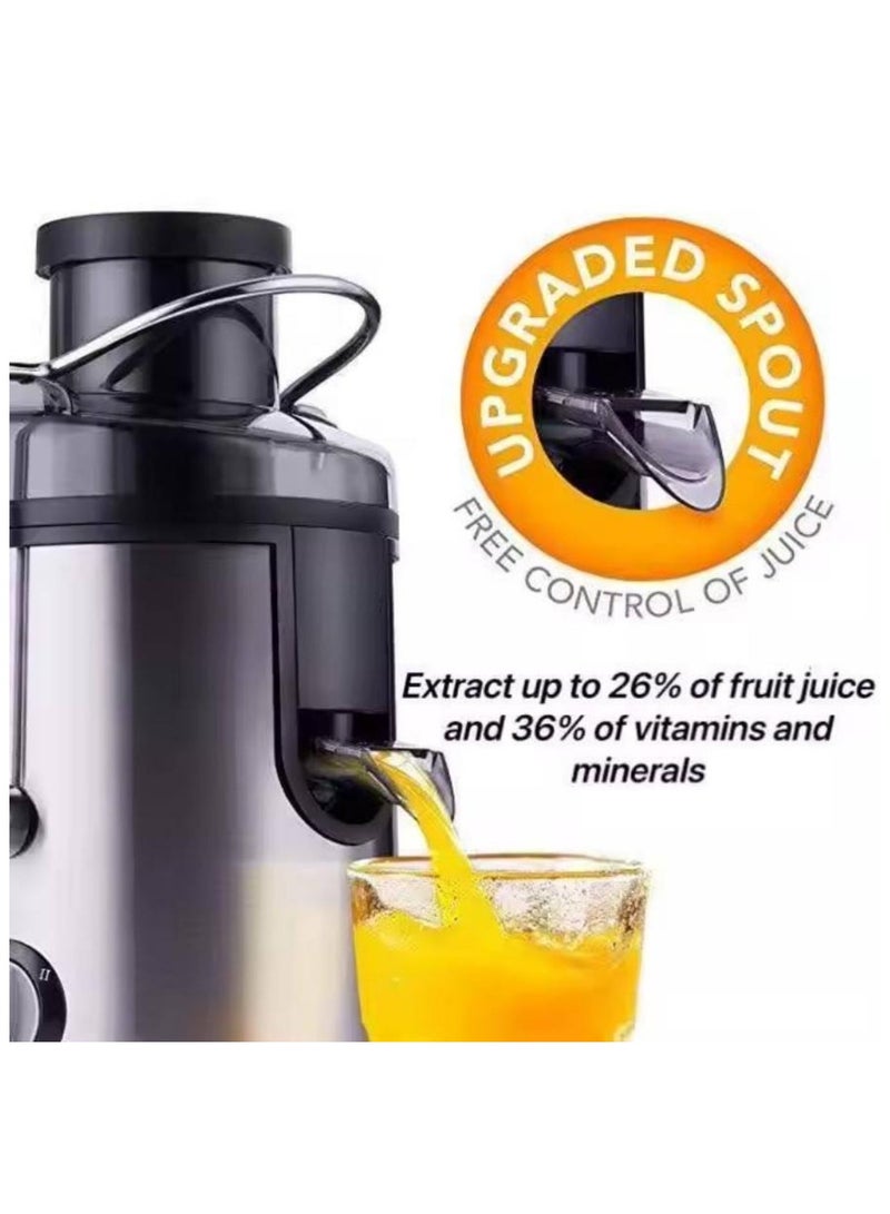 دينكس عصارة بثمار كاملة بسرعتين، حاوية لب pulp كبيرة، كوب عصير سعة 500 مل | عصارة فواكه كاملة مع سلة فلتر | ماكينة عصير للعصائر الطازجة | حماية من ارتفاع درجة حرارة المحرك 800 واط، لمحبي الحياة الصحية والعائلات. - Image 5