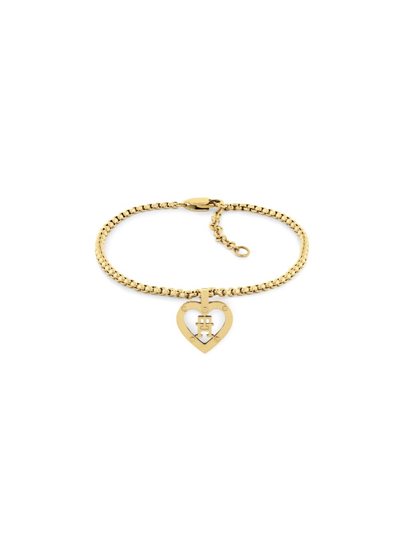 TOMMY HILFIGER سوار قلادة قلوب مونوغرام المجوهرات النسائية - 2780921 - Image 1