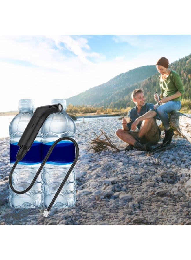 Green Lion Compact Bidet Sprayer for Travel with 800mAh Battery Capacity, Type-C Charging Port, 2-3 Hours Charging Time, 30 Minutes Working Time, Travel Bidet, 1.2m Hose Length - Black - Image 3