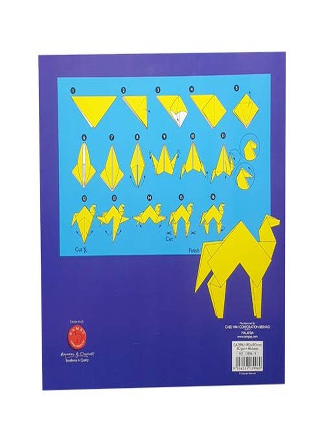 Campap Origami Paper Pack of Assorted Color Papers, (Model: CA3996), 190 mm X 190 mm - Image 3