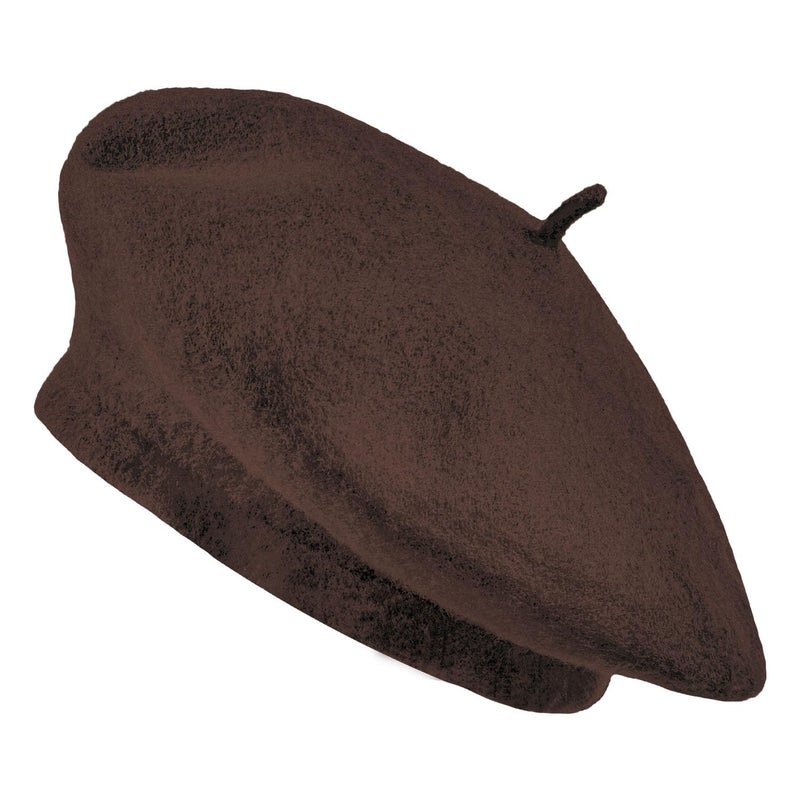 Jolbndcv 6PCS Beret Hat Wool French Beanie Hat Outdoor Hat Winter Hat Fashion Lady Hat, Coffee, One size - Image 1