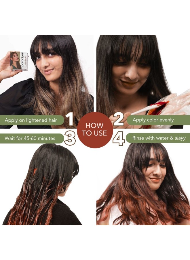 Paradyes Top-Up Semi-Permanent Coffee Brown Diy Conditioner Based Hair Colour, 120 Gm,All,1 Count - Image 4