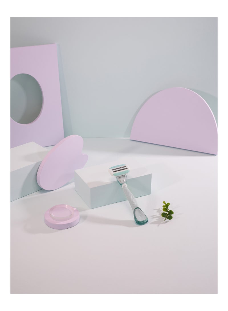 DORCO Shai 6 Creamy Women System Razor - Image 3