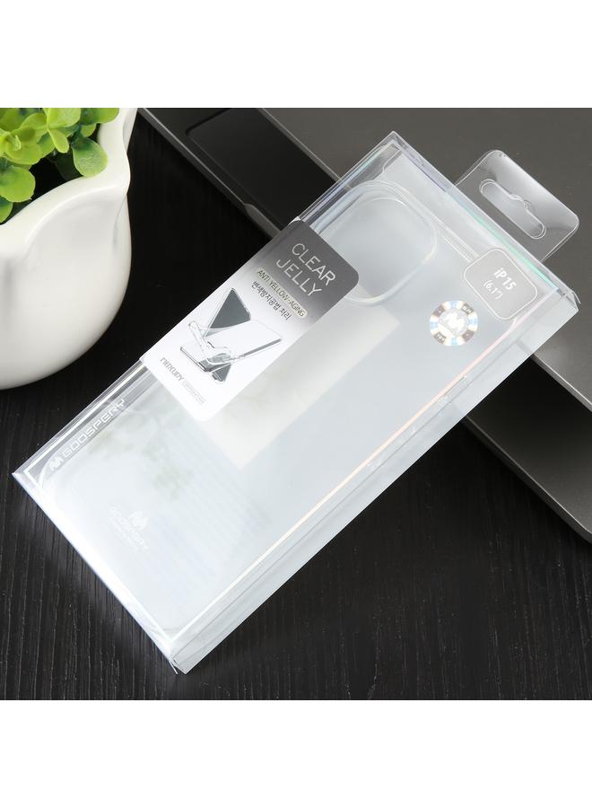 جوسبيري جراب لهاتف iPhone 15 Pro، جراب هاتف شفاف من مادة TPU الناعمة - Image 5