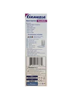 Granzia NasoBello Electric Nasal Aspirator for Kids - Electric Nose Cleaner for Kids with Silicone Nozzle, Waterproof and Easy to Clean, Includes Disposable Cups | Safe and Gentle Relief from Nasal Congestion - pzsku/ZE90699C7442419F01FBDZ/45/1741158001/0828c35e-572d-40e9-a807-cc6a03726024