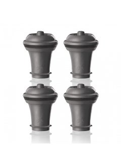 Vacu Vin Wine Saver Vacuum Stoppers - Set of 4 - Gray - for Wine Bottles - Keep Wine Fresh for Up to a Week with Airtight Seal - Compatible with Vacu Vin Wine Saver Pump - pzsku/ZE906A012D2A916A1251FZ/45/_/1728458519/bbed2d3f-aeed-4f7a-a672-40eefecb7c23