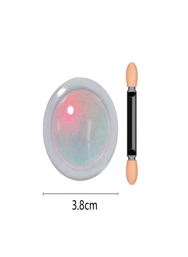 Vonrui Orange Pearl Chrome Nail Powder Nail Art Glitter,Metallic Iridescent Chrome Nail Powder for Nails,Chrome Powder for Gel Polish - Image 4