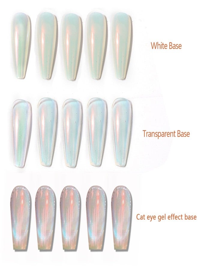 Vonrui Orange Pearl Chrome Nail Powder Nail Art Glitter,Metallic Iridescent Chrome Nail Powder for Nails,Chrome Powder for Gel Polish - Image 3