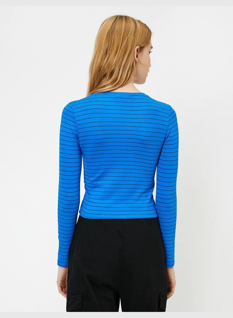 كوتون Striped T-Shirt