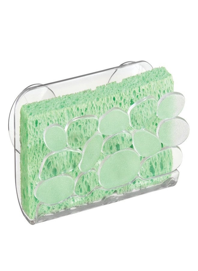 interDesign Pebbles Kitchen Sink Protector Mat, Divider Protector, Suction Sponge Holder - Image 4