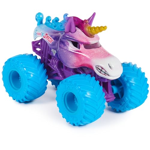 Monster Jam, Official Sparkle Smash Monster Truck, Die-Cast Vehicle, 1:64 Scale, Kids Toys for Boys Ages 3 and up - Image 2