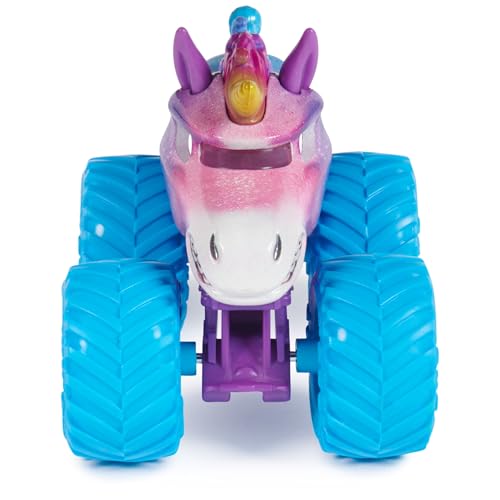 Monster Jam, Official Sparkle Smash Monster Truck, Die-Cast Vehicle, 1:64 Scale, Kids Toys for Boys Ages 3 and up - Image 4