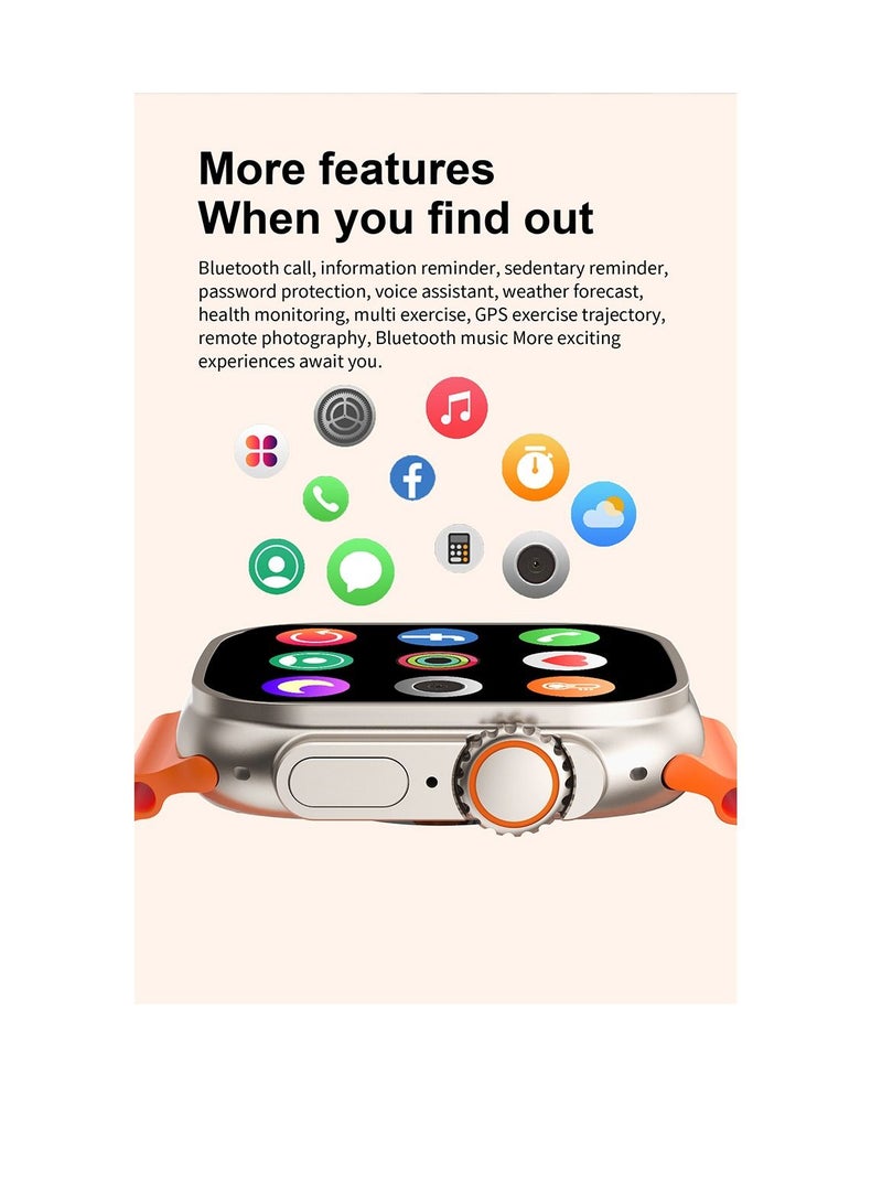 AROAQ New S8 Smart Watch Series 8 Ultra 49mm NFC Bluetooth Call Smartwatch Men Women Sport Fitness Watch - Image 5