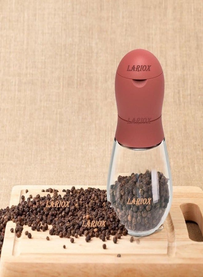 Lariox Pepper Mill and Salt Grinders Shaker, Modern Design Refillable Multi-Function Salt and Pepper Grinders, Adjustable Coarseness - Image 4