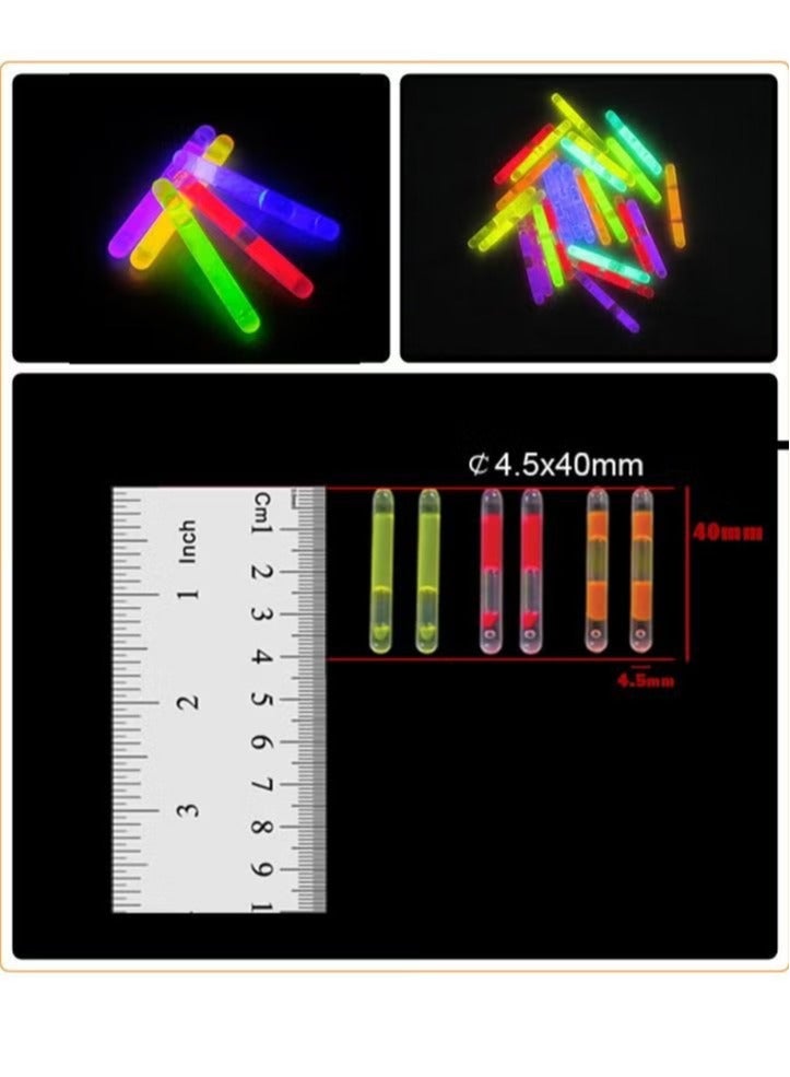 50-Piece Mini Glow Stick,Light-Up Stick 40x4.5mm,Night Market - Image 3