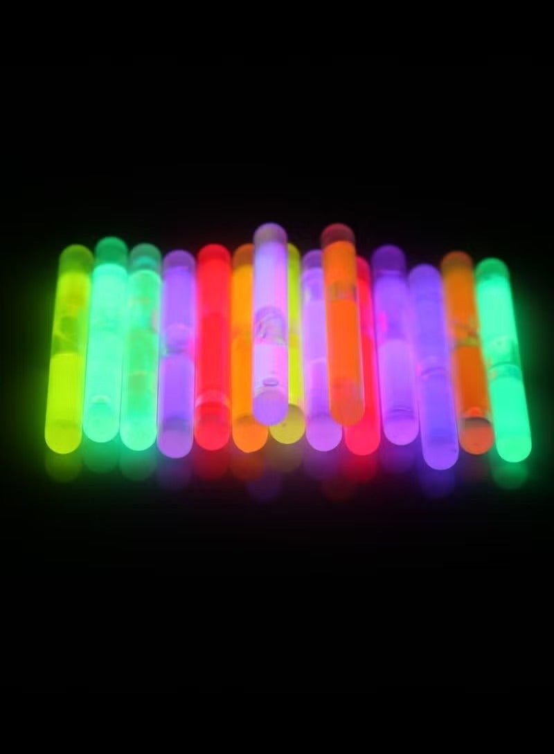 50-Piece Mini Glow Stick,Light-Up Stick 40x4.5mm,Night Market - Image 2