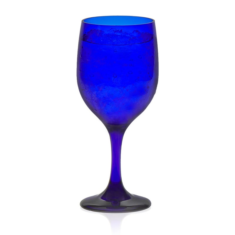 Libbey Premiere Cobalt Wine Glasses, 11.5 ounce, Set of 12 - Image 2