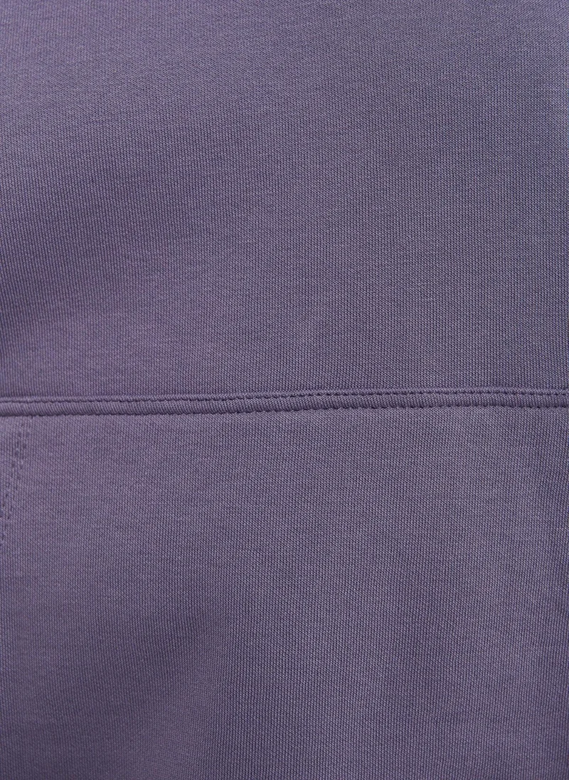 MAVI Hooded Purple Basic Sweatshirt