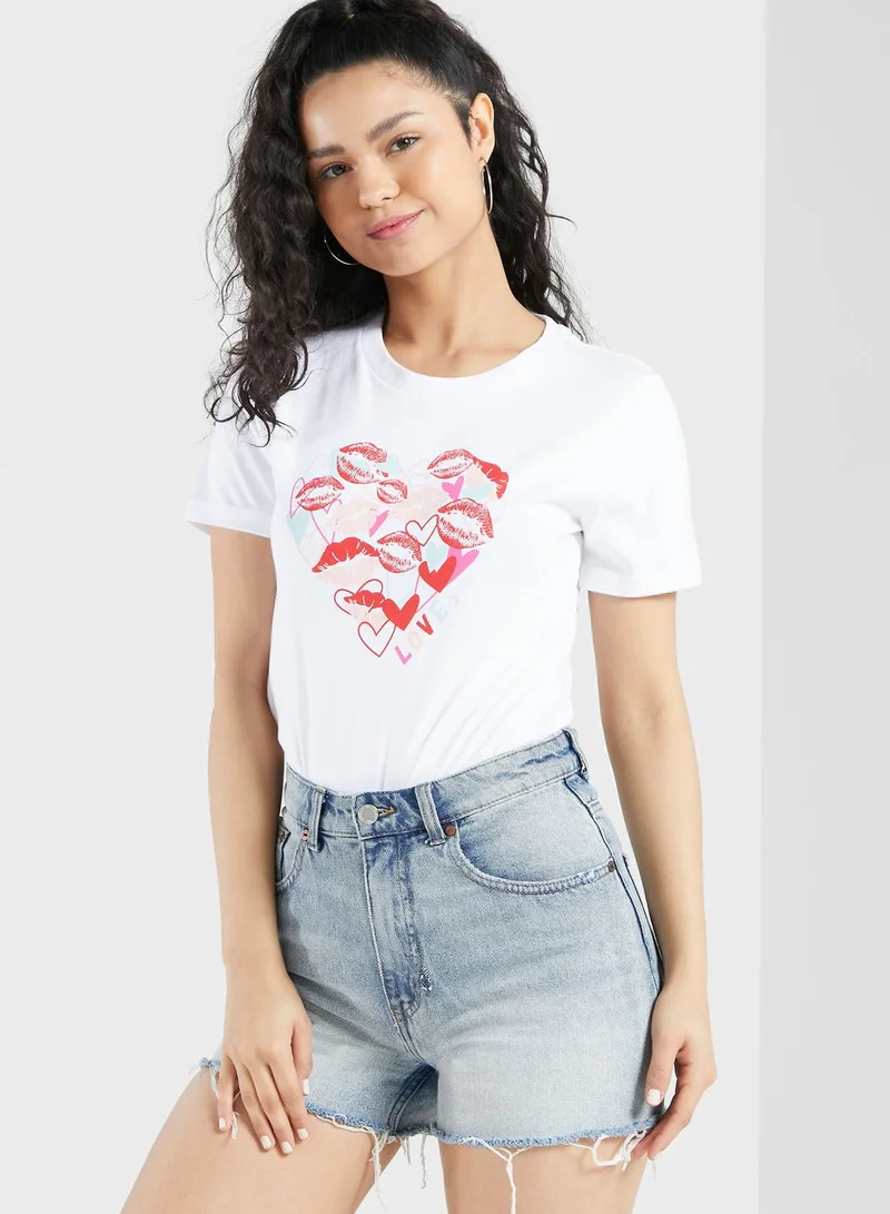 CONVERSE Valentine's Day Heart T-Shirt
